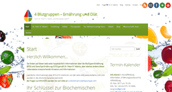 Desktop Screenshot of 4blutgruppen.de